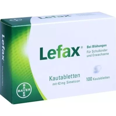 LEFAX Comprimidos mastigáveis, 100 unidades LEFAX Comprimidos mastigáveis, 100 unidades
