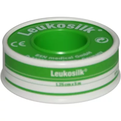 LEUKOSILK 1,25 cmx5m, 1 peça LEUKOSILK 1,25 cmx5m, 1 peça