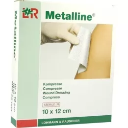 METALLINE Compressas 10x12 cm estéreis, 10 unid
