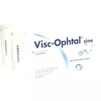 VISC OPHTAL gel ocular senoidal, 120X0,6 ml