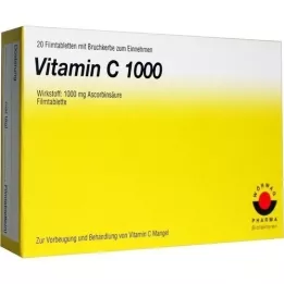 VITAMIN Comprimidos revestidos por película C 1000, 20 unidades