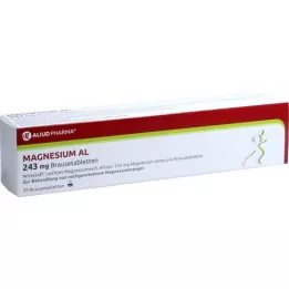 MAGNESIUM AL Comprimidos efervescentes de 243 mg, 20 unidades