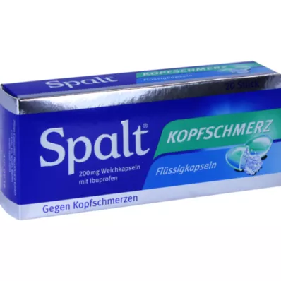SPALT Cápsulas moles para dor de cabeça, 20 unidades