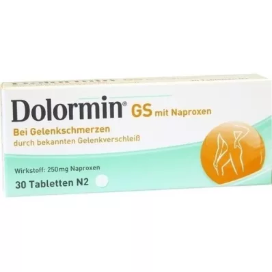 DOLORMIN GS com comprimidos de naproxeno, 30 unidades