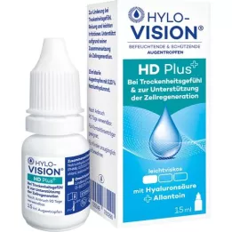 HYLO-VISION HD Plus colírio, 15 ml