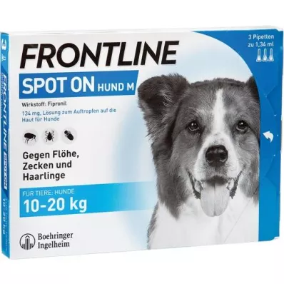 FRONTLINE Solução Spot on H 20 para cães, 3 unidades