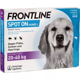 FRONTLINE Solução Spot on H 40 para cães, 3 unidades