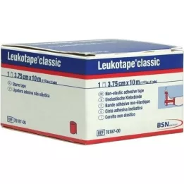 LEUKOTAPE Clássico 3,75 cmx10 m vermelho, 1 unid