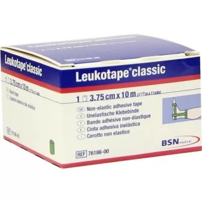LEUKOTAPE Clássico 3,75 cmx10 m verde, 1 peça LEUKOTAPE Clássico 3,75 cmx10 m verde, 1 peça