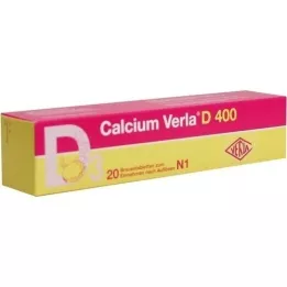 CALCIUM VERLA Comprimidos efervescentes D 400, 20 unid