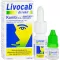 LIVOCAB combinação direta de colírio de 4 ml + spray nasal de 5 ml, 1 p
