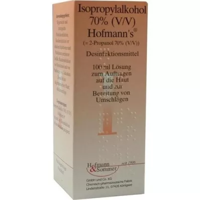 ISOPROPYLALKOHOL Hofmann 70% V/V, 100 ml ISOPROPYLALKOHOL Hofmann 70% V/V, 100 ml