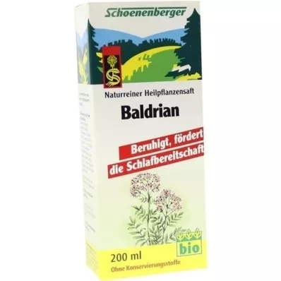 BALDRIAN HEILPFLANZENSÄFTE Schönenberger, 200 ml BALDRIAN HEILPFLANZENSÄFTE Schönenberger, 200 ml