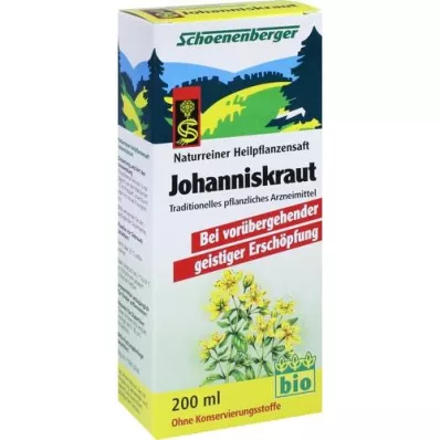 JOHANNISKRAUT SAFT Schönenberger, 200 ml JOHANNISKRAUT SAFT Schönenberger, 200 ml