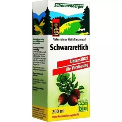 SCHWARZRETTICH Sucos de plantas medicinais Schoenenberger, 200 ml
