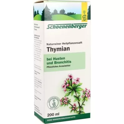 THYMIAN SAFT Schönenberger, 200 ml THYMIAN SAFT Schönenberger, 200 ml