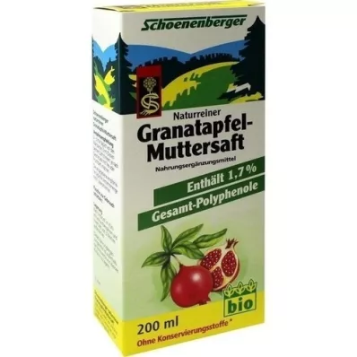 GRANATAPFEL MUTTERSAFT Schönenberger, 200 ml GRANATAPFEL MUTTERSAFT Schönenberger, 200 ml
