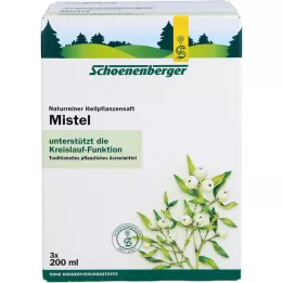 MISTEL SAFT Sucos de plantas medicinais Schoenenberger, 3X200 ml