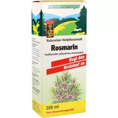 ROSMARIN HEILPFLANZENSÄFTE Schönenberger, 200 ml ROSMARIN HEILPFLANZENSÄFTE Schönenberger, 200 ml