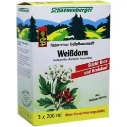 WEISSDORN SAFT Sucos de plantas medicinais Schoenenberger, 3 x 200 ml