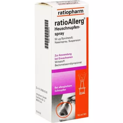RATIOALLERG Spray contra a febre dos fenos, 10 ml