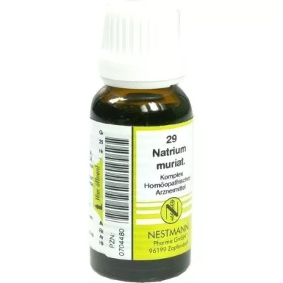 NATRIUM MURIATICUM KOMPLEX Diluição No.29, 20 ml NATRIUM MURIATICUM KOMPLEX Diluição No.29, 20 ml