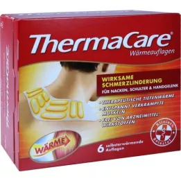 THERMACARE Almofadas de pescoço/ombro para alívio da dor, 6 peças