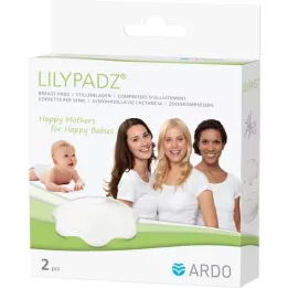 LILYPADZ almofada de amamentação reutilizável, 2 peças