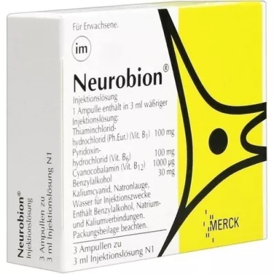 NEUROBION Ampolas, 3X3 ml NEUROBION Ampolas, 3X3 ml