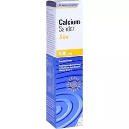 CALCIUM SANDOZ Comprimidos efervescentes solares, 20 unidades