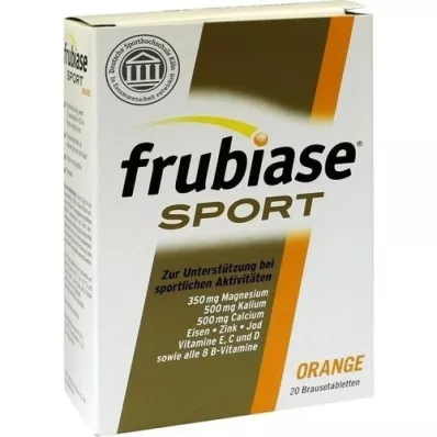 FRUBIASE SPORT Comprimidos efervescentes, 20 unidades FRUBIASE SPORT Comprimidos efervescentes, 20 unidades