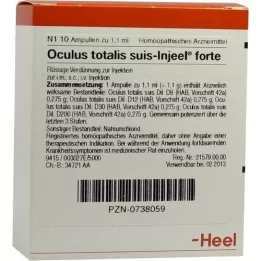 OCULUS ampolas totalis suis Injeel forte, 10 unid