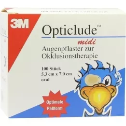 OPTICLUDE 3M midi 5,3x7 cm 1538/100, 100 unid