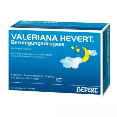 VALERIANA HEVERT Drageias sedativas, 100 peças