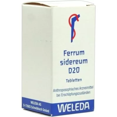 FERRUM SIDEREUM D 20 comprimidos, 80 unidades