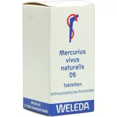 MERCURIUS VIVUS NATURALIS D 6 comprimidos, 80 unidades MERCURIUS VIVUS NATURALIS D 6 comprimidos, 80 unidades