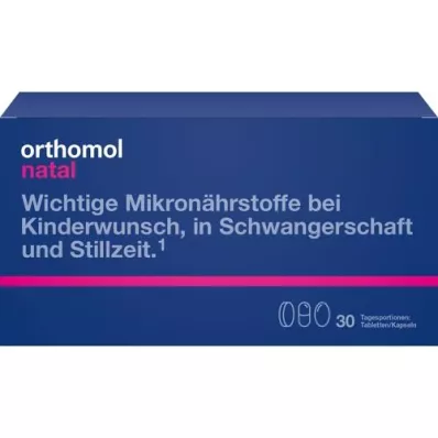 ORTHOMOL Pacote combinado de comprimidos/cápsulas Natal, 1 un