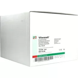VLIWAZELL Compressas de sucção não estéreis 10x10 cm, 100 peças