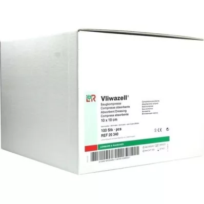 VLIWAZELL Compressas de sucção não estéreis 10x10 cm, 100 peças