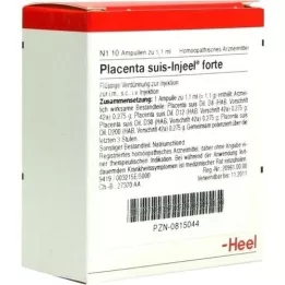 PLACENTA SUIS Ampolas Injeel forte, 10 unid