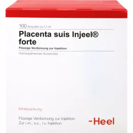 PLACENTA SUIS Ampolas Injeel forte, 100 unid