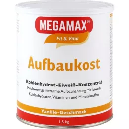 MEGAMAX Baunilha em pó nutricional, 1,5 kg