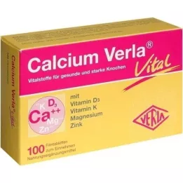 CALCIUM VERLA Comprimidos revestidos por película Vital, 100 unidades
