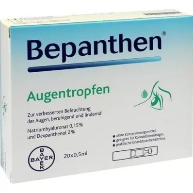 BEPANTHEN Colírio, 20X0,5 ml