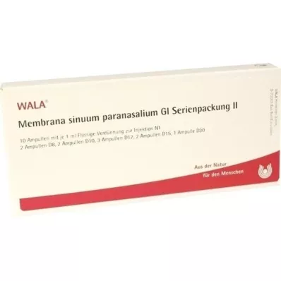 MEMBRANA pacote da série sinuum paransalium GL .2 Amp., 10X1 ml MEMBRANA pacote da série sinuum paransalium GL .2 Amp., 10X1 ml