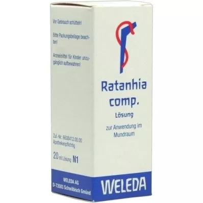 RATANHIA COMP.solução externa, 20 ml RATANHIA COMP.solução externa, 20 ml