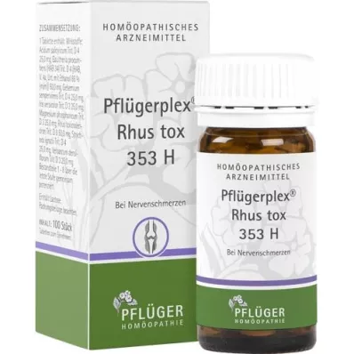 PFLÜGERPLEX Comprimidos Rhus tox.353 H, 100 unidades
