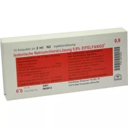 ISOTONISCHE Solução NaCl 0,9% Eifelfango Inj. solução, 10X2 ml