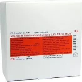 ISOTONISCHE Solução NaCl 0,9% Eifelfango Inj. solução, 100X2 ml