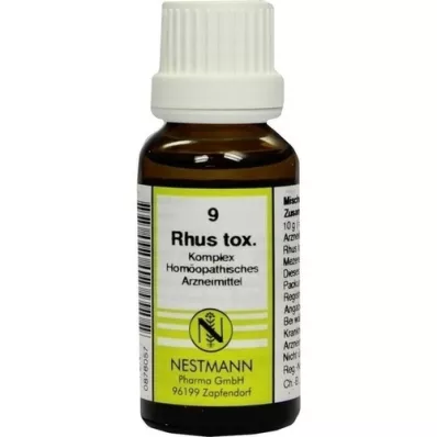 RHUS TOX Diluição do Complexo No.9, 20 ml